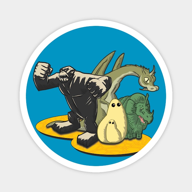 Team Herculoids Magnet by Doc Multiverse Designs